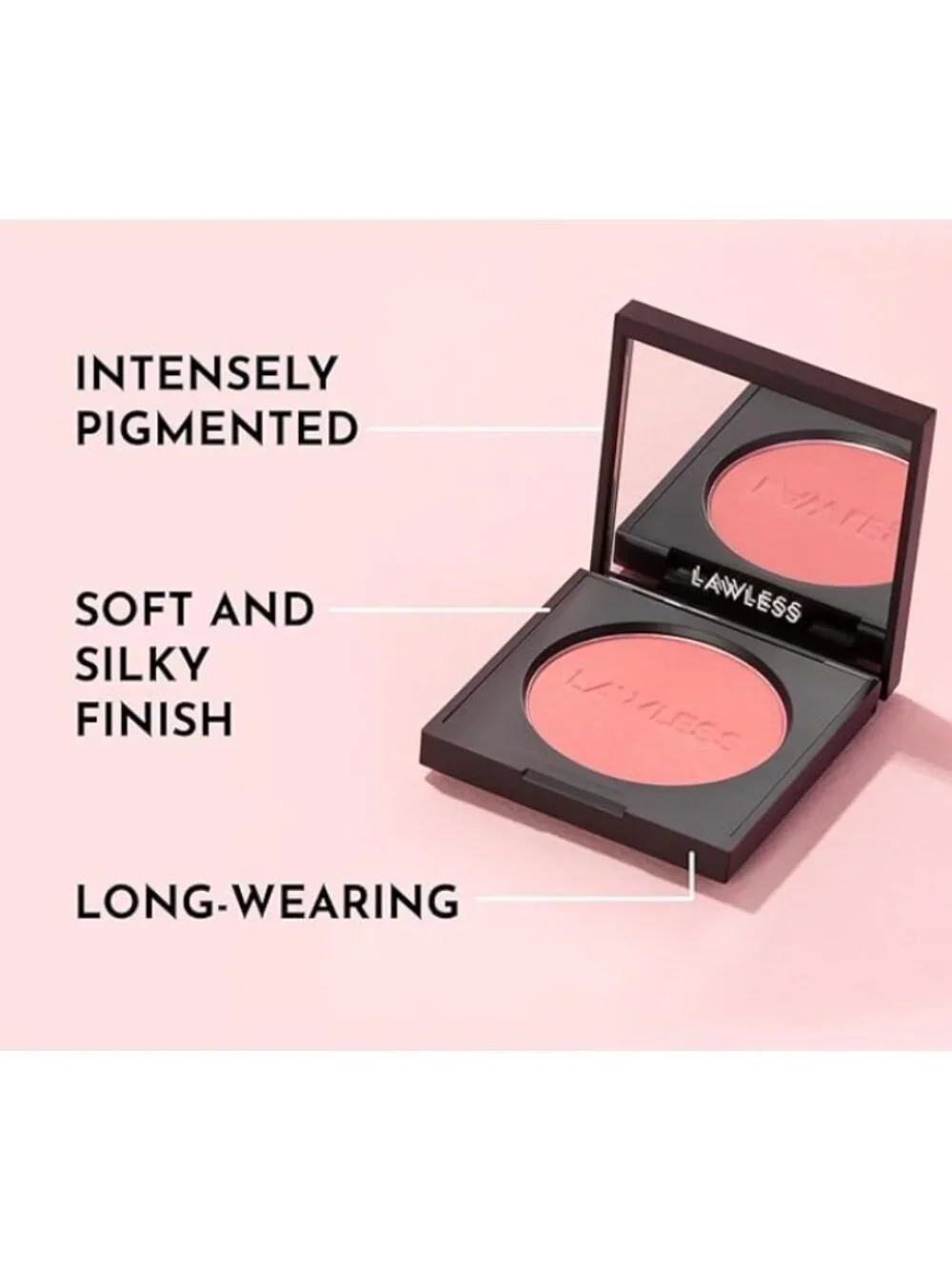 Lawless Make Me Blush - Velvet Blush Talc Free  - Desert Rose